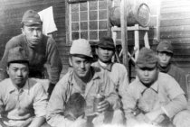 Manny Anderson with internees